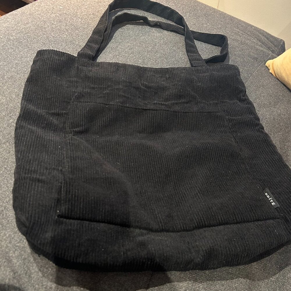 🖤  Prite Black Corduroy Bag 🖤